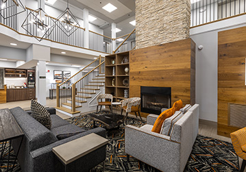 Spacious Seating area in the Lobby